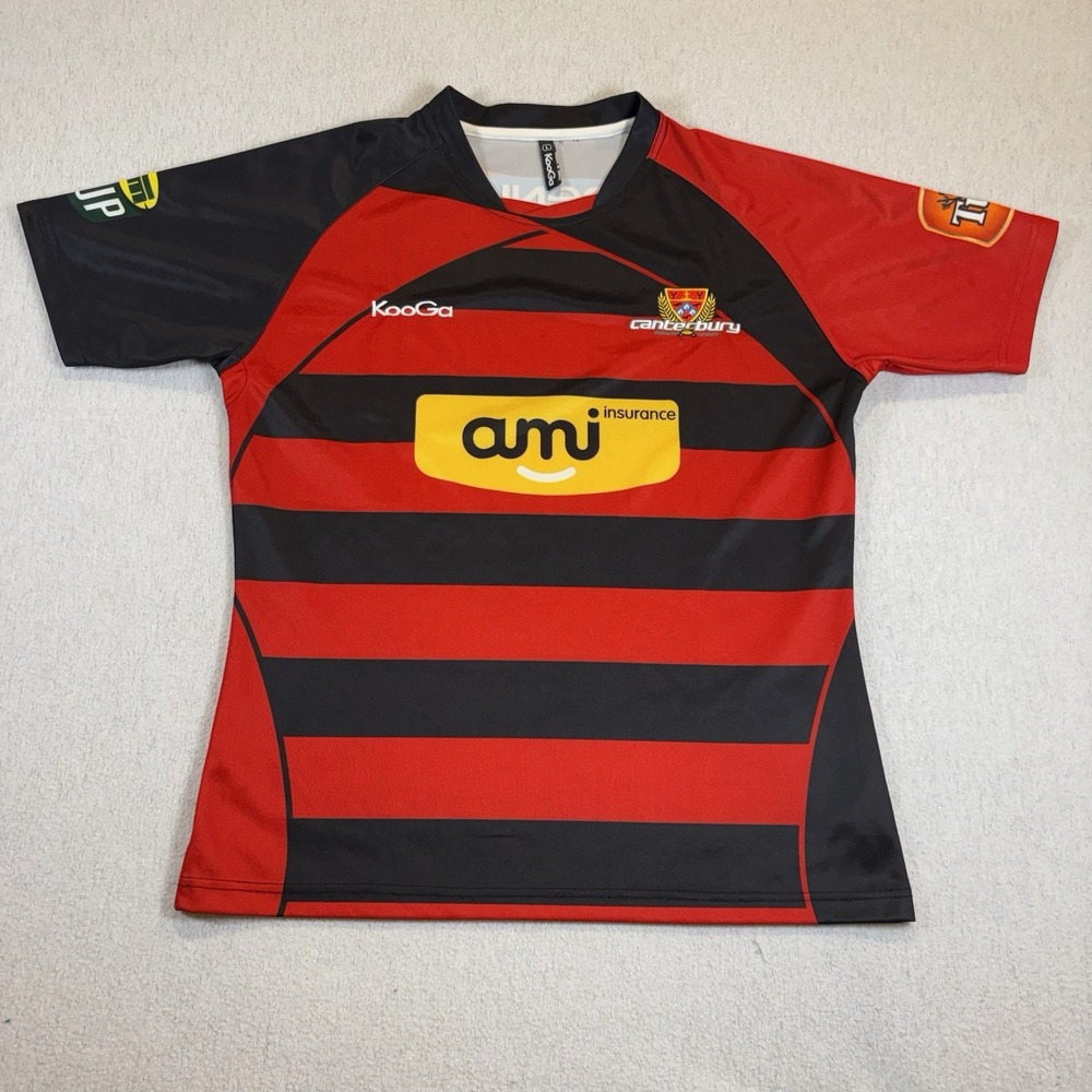 Vintage Canterbury RFU Rugby Union Mens L Kooga Jersey CRFU New Zealand 2011